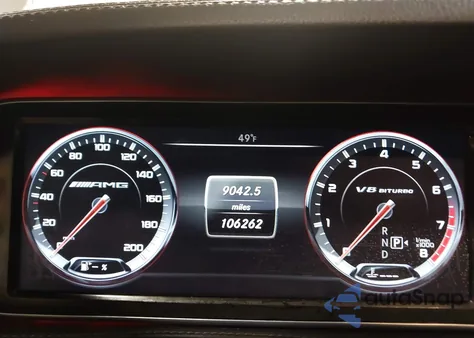 2014 Mercedes-Benz S63Amg z USA, uszkodzony, nr VIN WDDUG7JB0EA035375